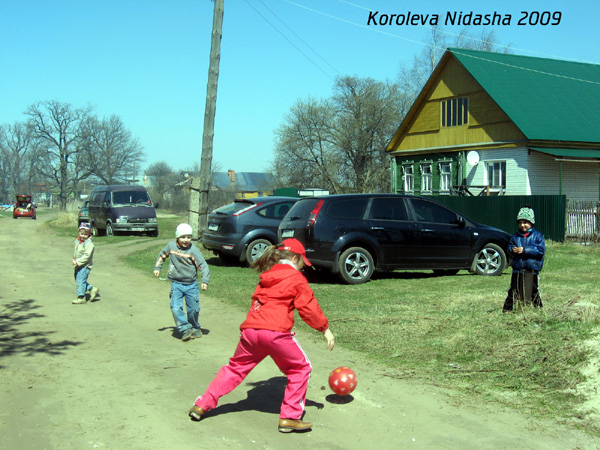 Веселый футбол на ул. Озерной в Собинском районе Владимирской области фото vgv