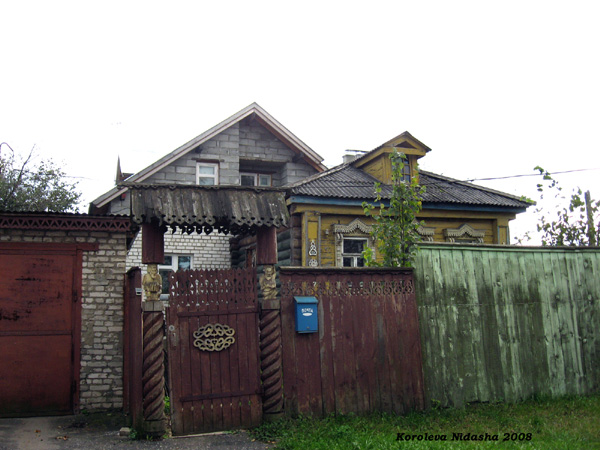 Декоративные ворота с охраной в Собинском районе Владимирской области фото vgv
