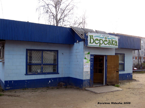 м-н продуктов Березка в Собинском районе Владимирской области фото vgv