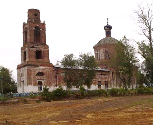 Успенская церковь 1837 г. в селе Карачарово в Собинском районе Владимирской области фото vgv