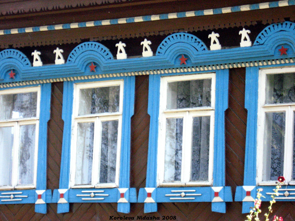 деревянные наличники на Механизаторов 5 в Судогодском районе Владимирской области фото vgv