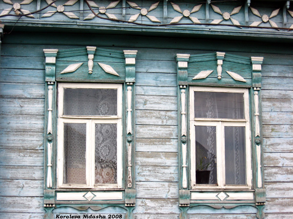 резные наличники на Ошмарина 12 в Судогодском районе Владимирской области фото vgv
