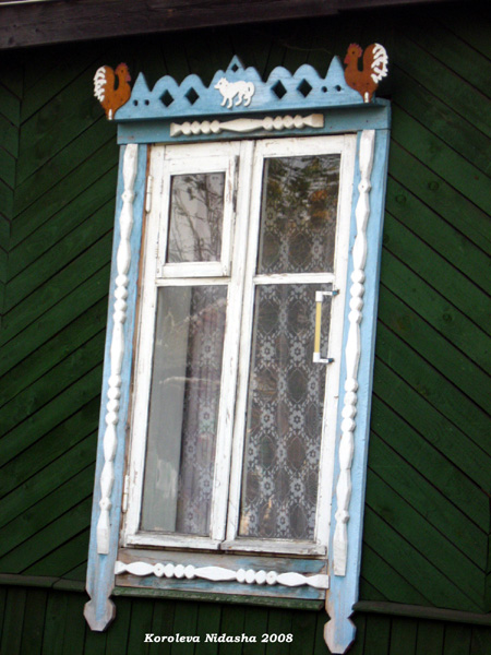 деревянные резные наличники на Стекольщиков 6 в Судогодском районе Владимирской области фото vgv
