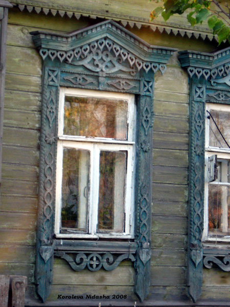 деревянные резные наличники на улице Халтурина 55 в Судогодском районе Владимирской области фото vgv