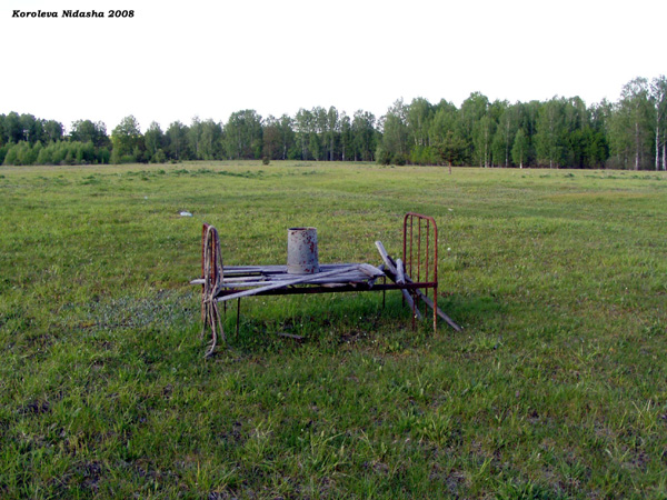 Стоит во поле кроватка, спать на ней наверно сладко в Судогодском районе Владимирской области фото vgv