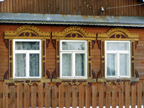 деревянные наличники деревни Павловская в Судогодском районе Владимирской области фото vgv
