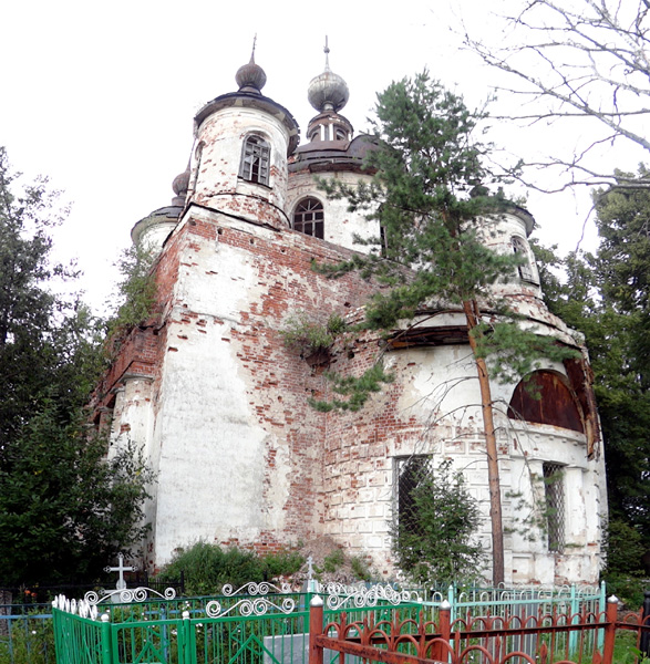 Воскресенская цековь 1824 г. в Судогодском районе Владимирской области фото vgv