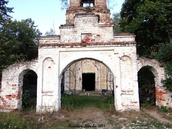 храм Димитрия Солунского 1827 г. в Судогодском районе Владимирской области фото vgv