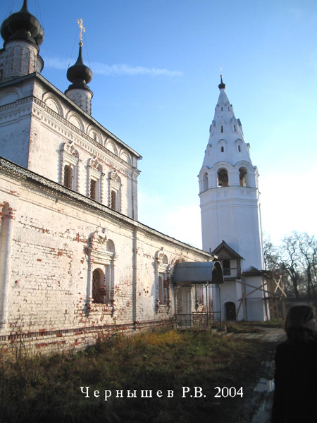 Собор Александровского монастыря 1695 г. в Суздальском районе Владимирской области фото vgv