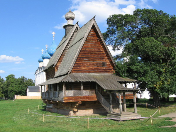 Церковь Николы из с. Глотово Юрьев - Польского района (1766 год) в Суздальском районе Владимирской области фото vgv