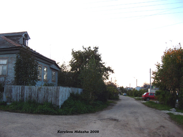 поселок Боголюбово Подгорная улица в Суздальском районе Владимирской области фото vgv