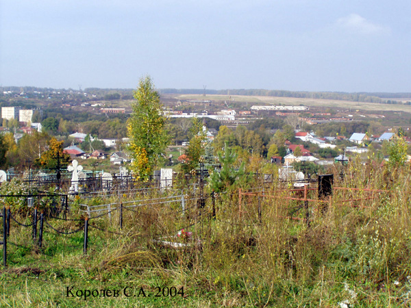 кладбище села Сновицы у Свято-Благовещенского храма в Суздальском районе Владимирской области фото vgv