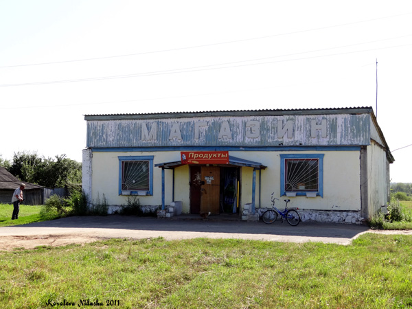 Магазин Продукты в селе Большое Борисово в Суздальском районе Владимирской области фото vgv