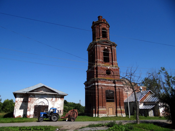 Никольская церковь первая четверть XIX в. в Суздальском районе Владимирской области фото vgv