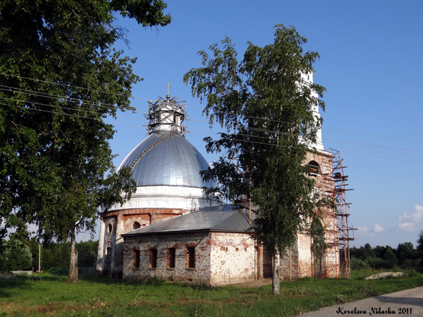 Георгиевская церковь с колокольней 1816 г. в селе Чириково в Суздальском районе Владимирской области фото vgv