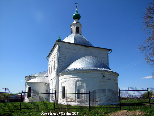 Никольская церковь с колокольней 1802 г. в Брутово в Суздальском районе Владимирской области фото vgv
