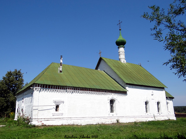 Церковь св. Стефана 1780 г. в Кидекше в Суздальском районе Владимирской области фото vgv