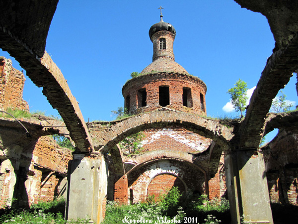 Покровская церковь с колокольней 1796, 1888 г. в Суздальском районе Владимирской области фото vgv