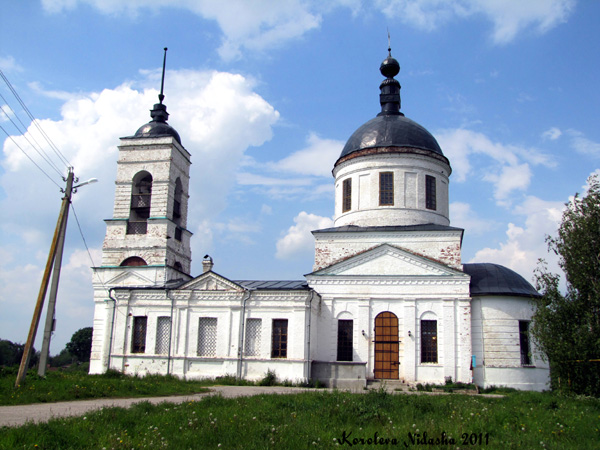 Никольская церковь 1833 г. села Кутуково в Суздальском районе Владимирской области фото vgv