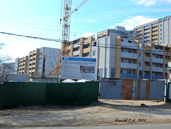 строительство дома «Лазарев» в ЖК Династия в 2-19-2012 гг. на Диктора Левитана 48 во Владимире фото vgv