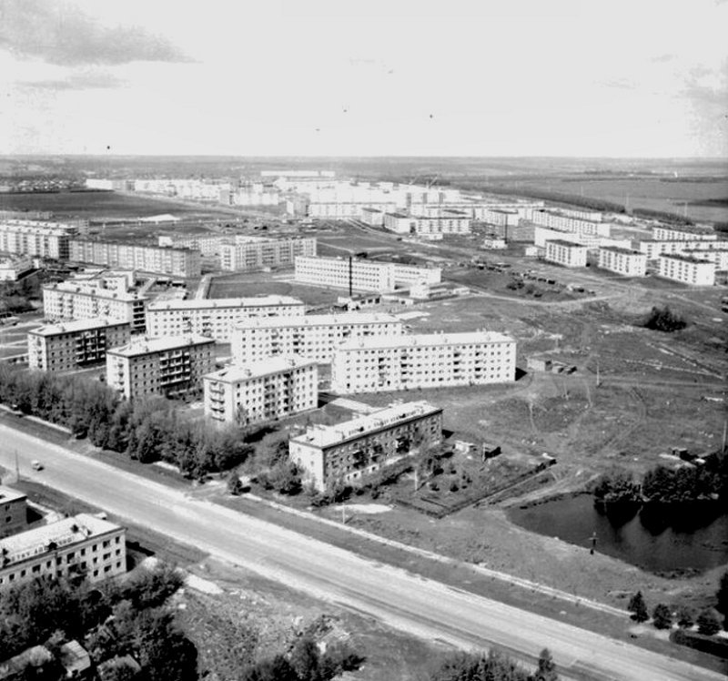 улица Добросельская в конце 70-х гг. XX века во Владимире фото vgv