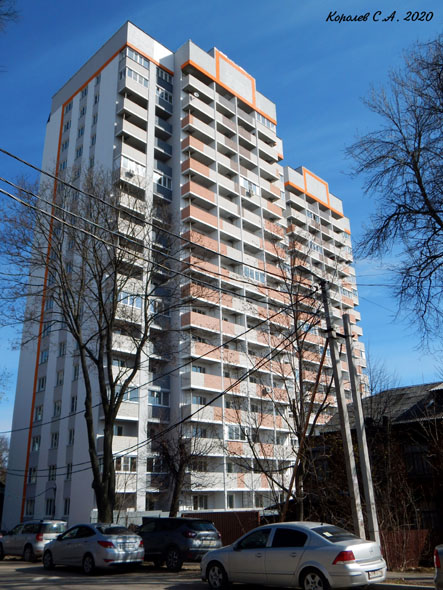строительство дома 22 по улице Фейгина 2019-2022 гг. во Владимире фото vgv
