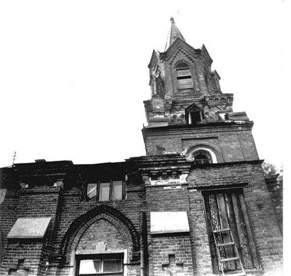 состояние Костела перед реставрацией во Владимире фото vgv