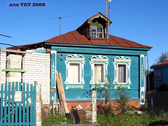 деревянные наличники дома 35 на улице Горького в Оргтруде во Владимире фото vgv