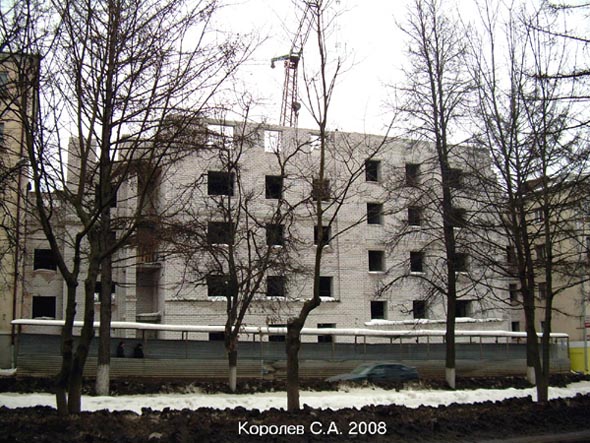 Строительство дома 37а по ул. Мира 2007-2008 гг. ставка между домами 37 и 39 во Владимире фото vgv