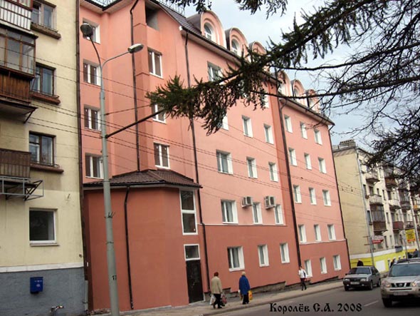 Строительство дома 37а по ул. Мира 2007-2008 гг. ставка между домами 37 и 39 во Владимире фото vgv