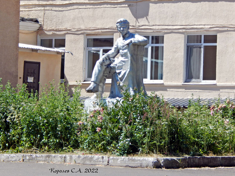 памятник В.И.Ленину в Пиганово у здания МедЦентра во Владимире фото vgv