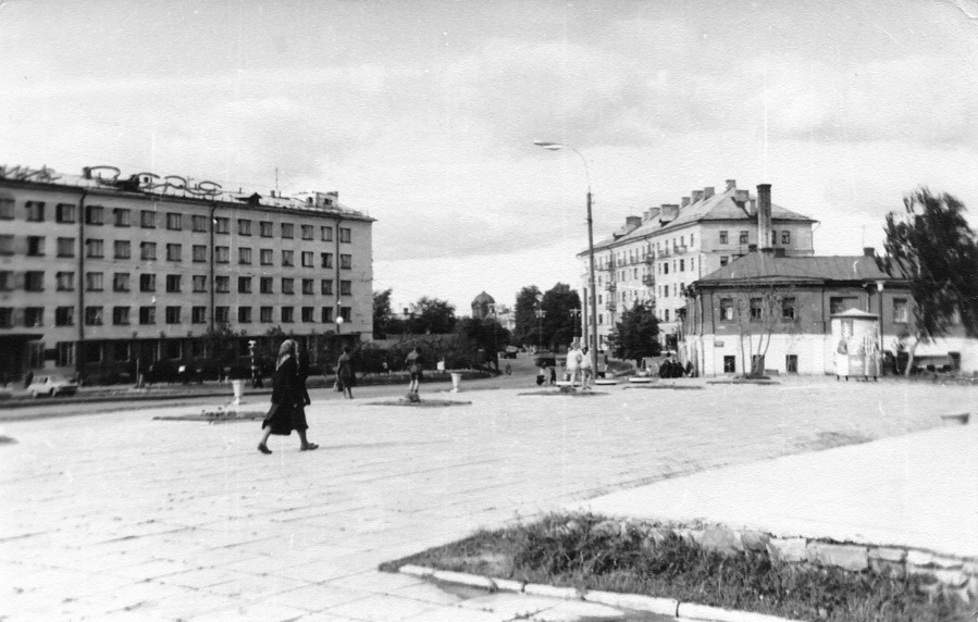 Улица Пушкина в 60-е годы XX века во Владимире фото vgv