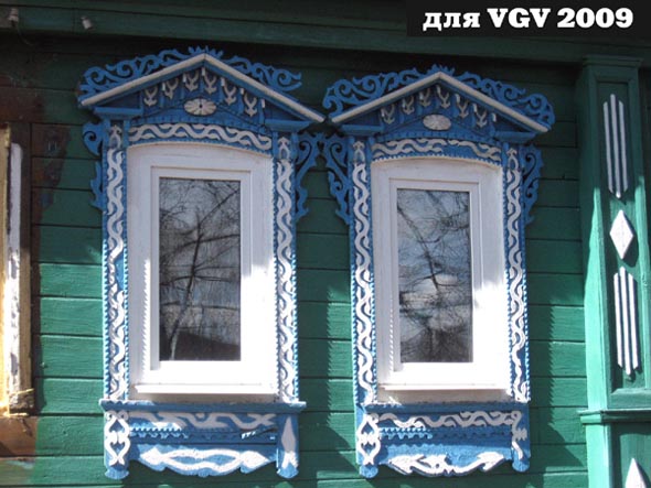 деревянные резные наличники на Восточной 19 во Владимире фото vgv