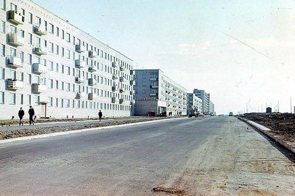 улица Юбилейная , город Владимир 70-е годы 20-го века во Владимире фото vgv