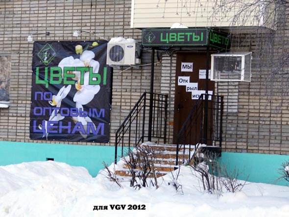 «закрыт 2012»магазин Цветы во Владимире фото vgv