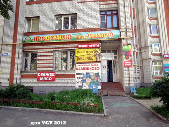 продуктовый магазин «Продукция пос.Лесной» на Западной 59 во Владимире фото vgv