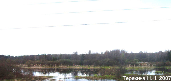 Река Суворощь у деревни Коурково в Вязниковском районе Владимирской области фото vgv