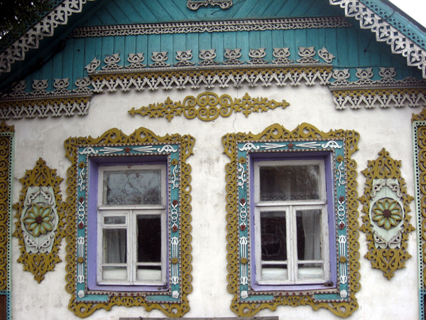 Декоративный фасад в Юрьев Польском районе Владимирской области фото vgv