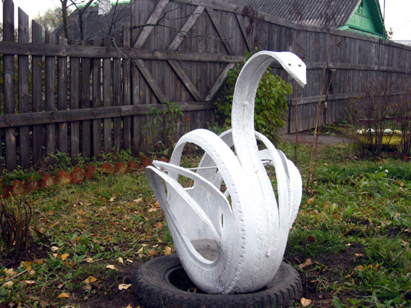 Лебедь резиновый в Юрьев Польском районе Владимирской области фото vgv