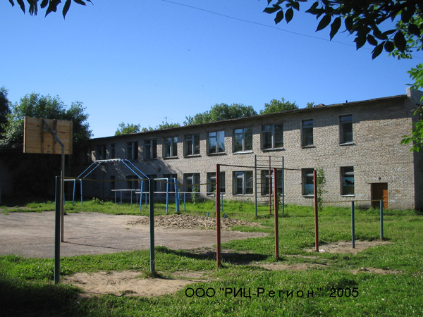 спортивная площадка Шихобаловской школы в Юрьев Польском районе Владимирской области фото vgv