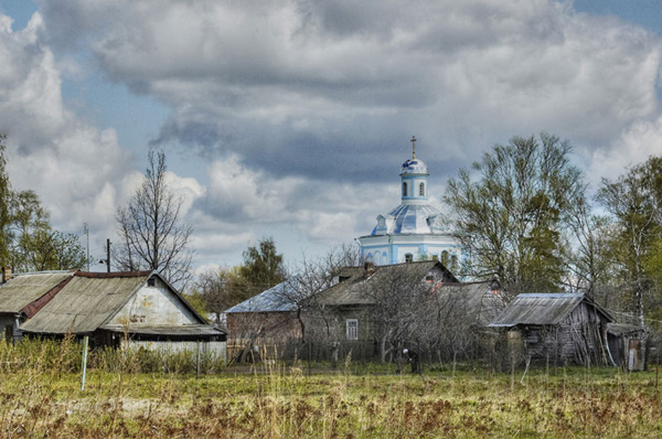 Церковь Иоанна Богослова 1802 г. в Афанасьево в Александровском районе Владимирской области фото vgv
