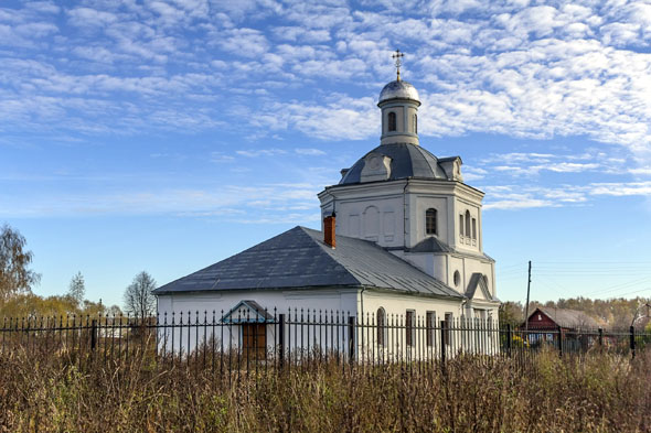 Церковь Иоанна Богослова 1802 г. в Афанасьево в Александровском районе Владимирской области фото vgv