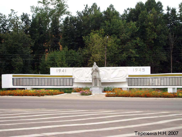 памятник погибшим в ВОВ в Гороховецком районе Владимирской области фото vgv