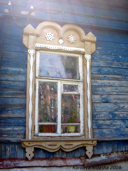 деревянные резные наличники на Мухановской 16 в Гусевском районе Владимирской области фото vgv