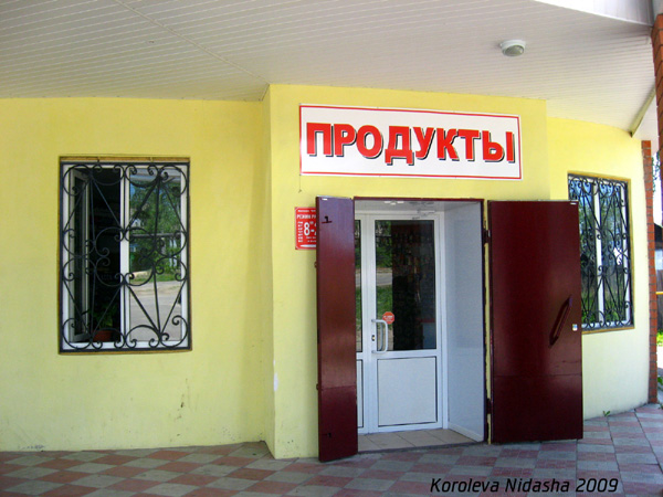 магазин Продукты на 2-й Народной 24 в Гусевском районе Владимирской области фото vgv