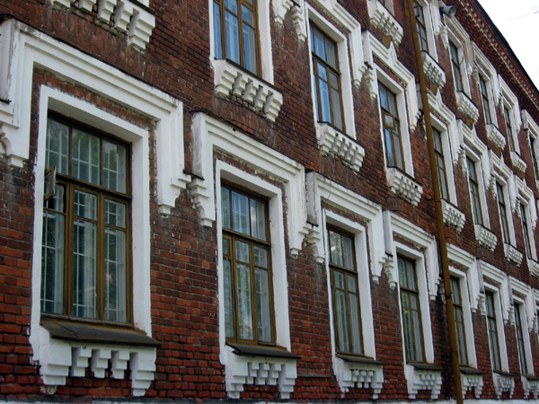 Декор здания военного комиссариата в Гусевском районе Владимирской области фото vgv