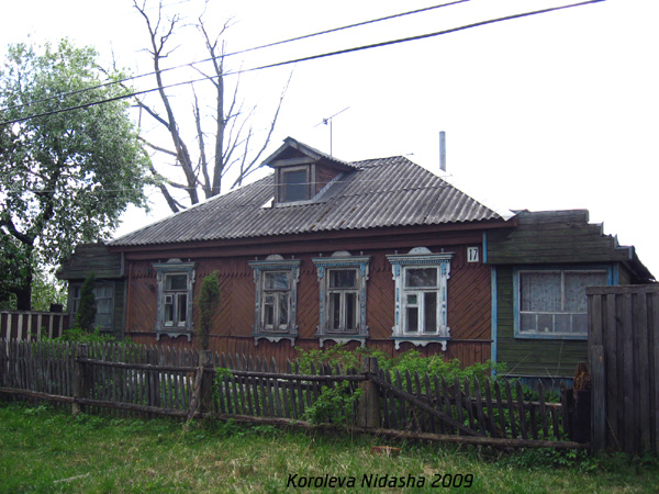 деревянные резные наличники на Прудовой 17 в Гусевском районе Владимирской области фото vgv