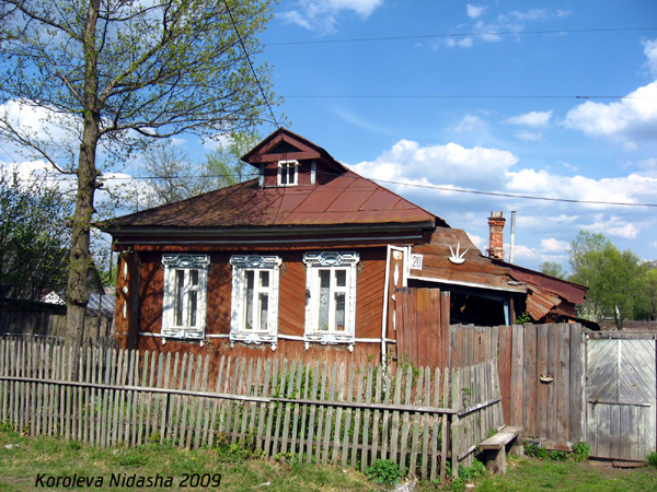 деревянные резные наличники на Речной 20 в Гусевском районе Владимирской области фото vgv