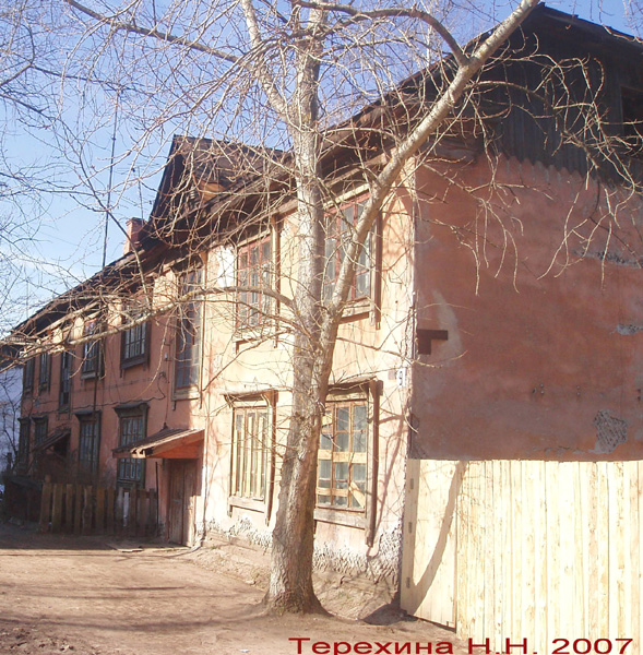 Вид дома 9 до сноса(снесен 2008г) в Гусевском районе Владимирской области фото vgv