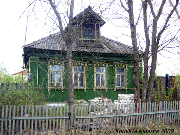 деревянные резные наличники на Славнова 56 в Гусевском районе Владимирской области фото vgv